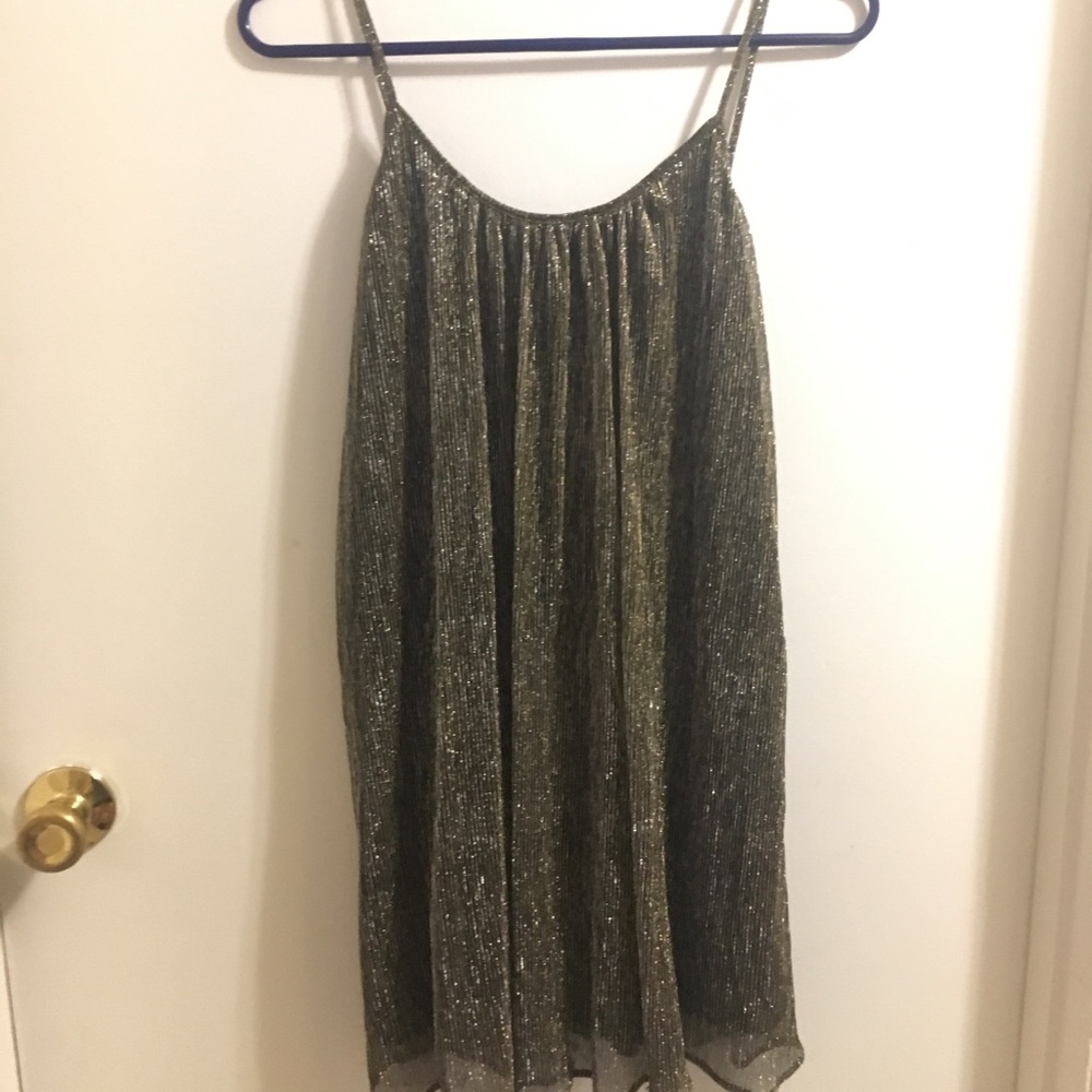 Gold dress